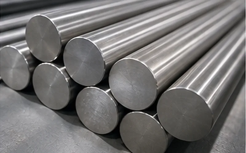 Stainless Steel Bars stock photo